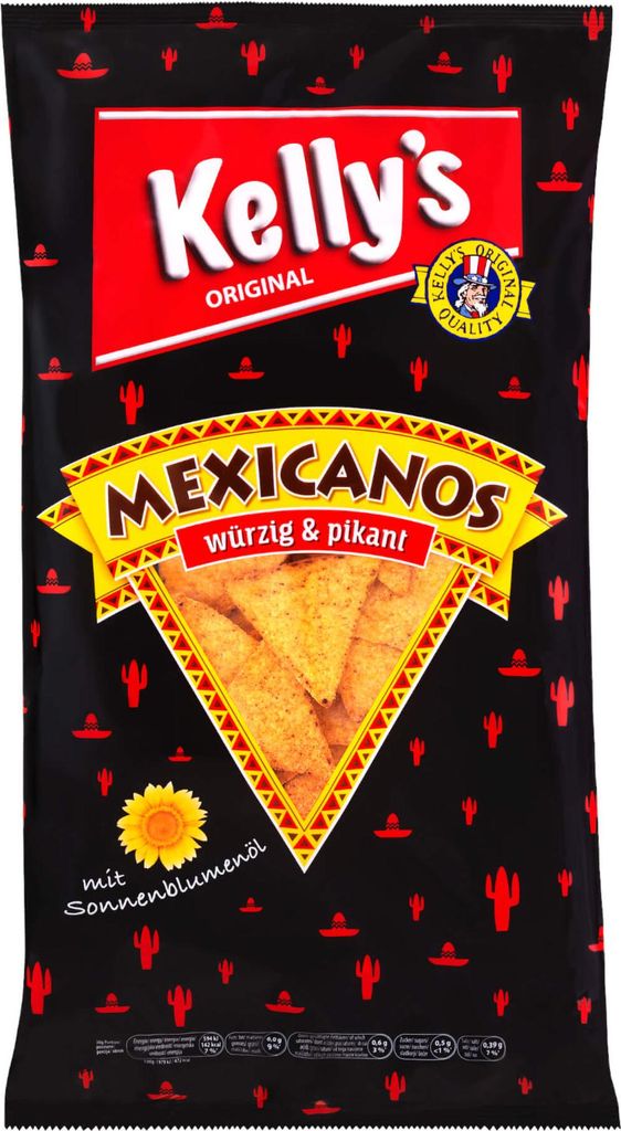 Mexicanos Chips würzig pikant 450g von Kellys Produktbild 