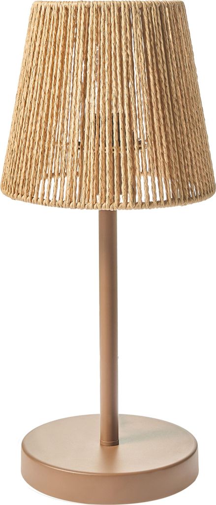 BELIANI Lampa stołowa brązowa metalowa żelazna matowa Zdjęcie produktu 