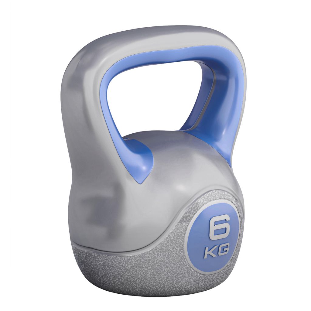 GORILLA SPORTS® Kettlebell - 6 kg Gewichte, Kunststoff - Produktbild 