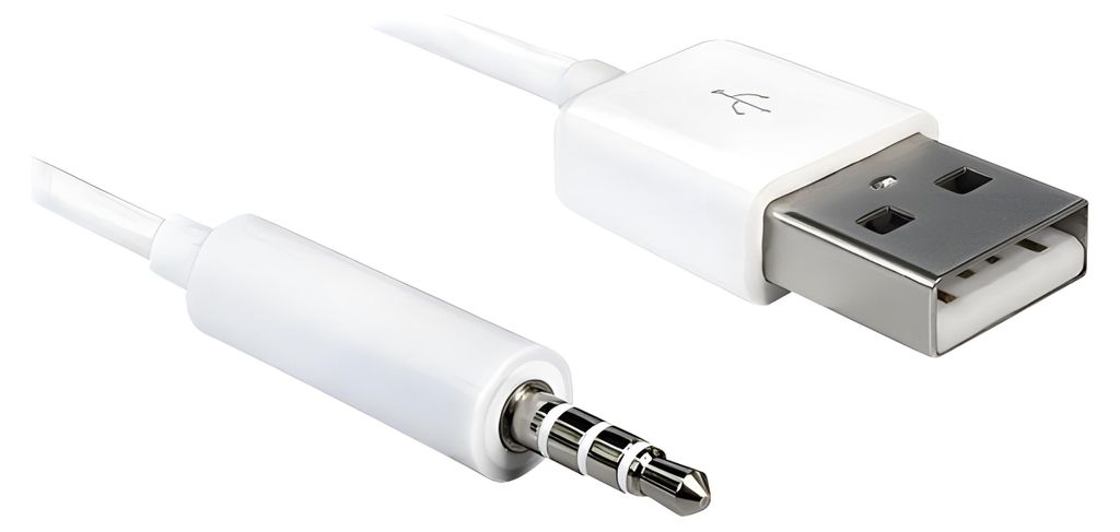 DELOCK Ipod Shuffle Kabel 3,5mm Klinke -> USB A St/St Immagine del prodotto 