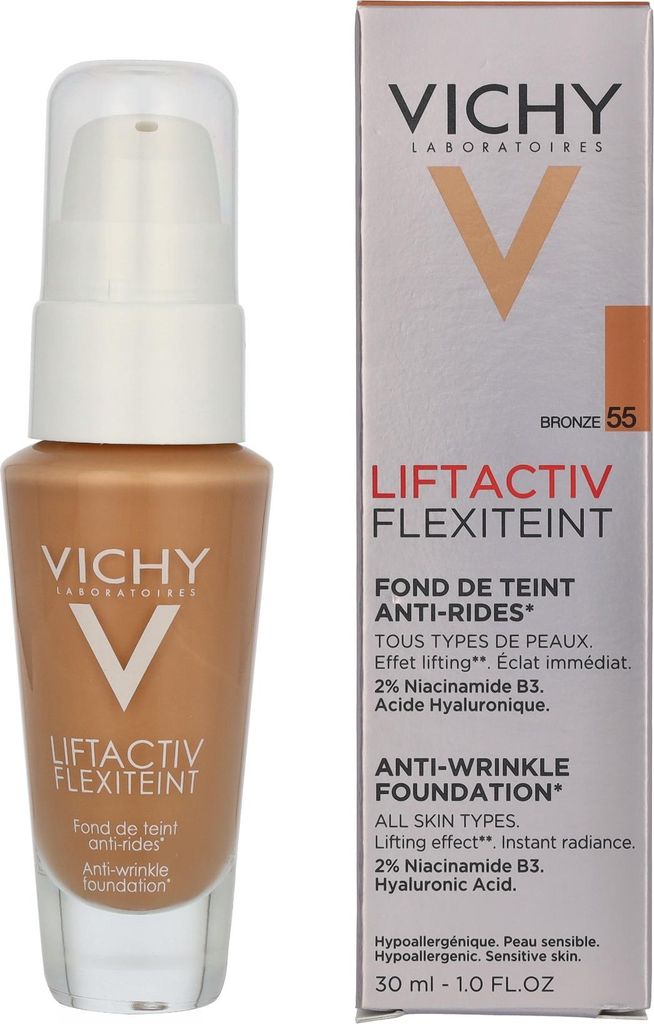 Make-up proti vráskám Liftactiv FlexiTeint 30 ml, 55 Bronze Obrázek produktu 