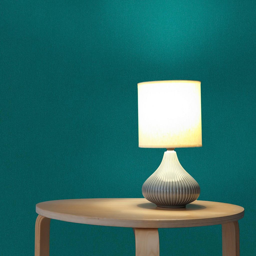 TADESSI Tapete Uni M1-No.1246 Vliestapete Petrol Unitapete Einfarbig Wohnzimmer Schlafzimmer Küche