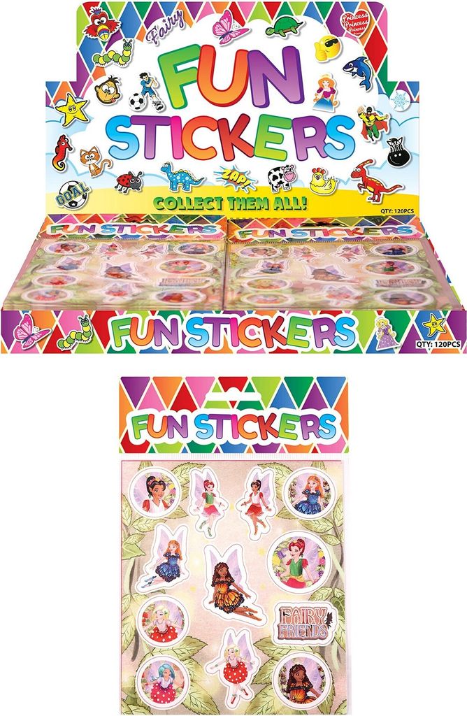 Henbrandt - Elfe - Aufkleber 12er-Pack SG28674 (Einheitsgröße) (Bunt)