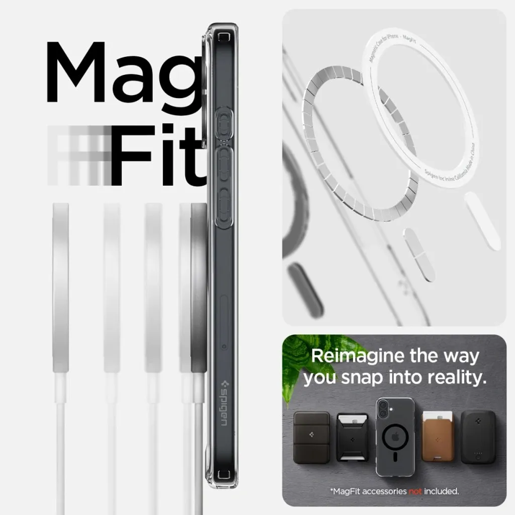 Offerta Cover iPhone 16 Spigen Ultra Hybrid Mag Nero | MagSafe Ready - 10