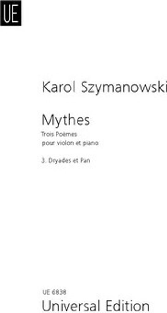 Mythes op.30,3 für Violine und Klavier Dryades et Pan