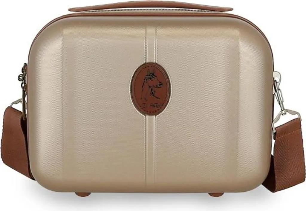 Regala l'Eleganza: Beauty Case EL POTRO Ocuri Champagne 21x29cm