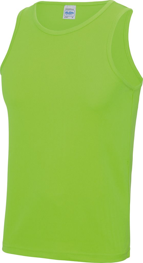 AWDis Just Cool Herren Sport Tank Top Gym RW687 (2XL) (Electric Grün)