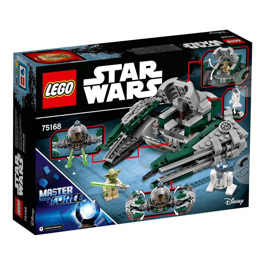 Vaisseau Jedi Yoda Lego Star Wars pour Décoration et Jeu d'Aventure
