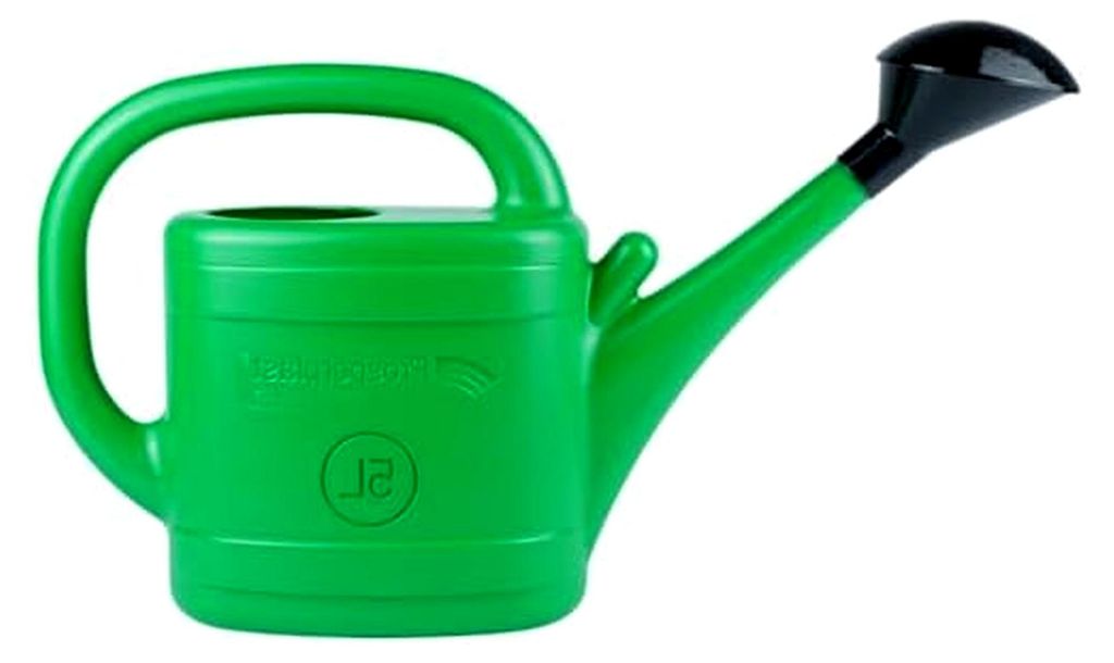 Gießkanne Grün 2L / 3L / 5L / 8L / 10L / 14L – Kunststoff Gartengießkanne mit Brause für Garten und Zimmerpflanzen, Bewässerung, leicht und ...