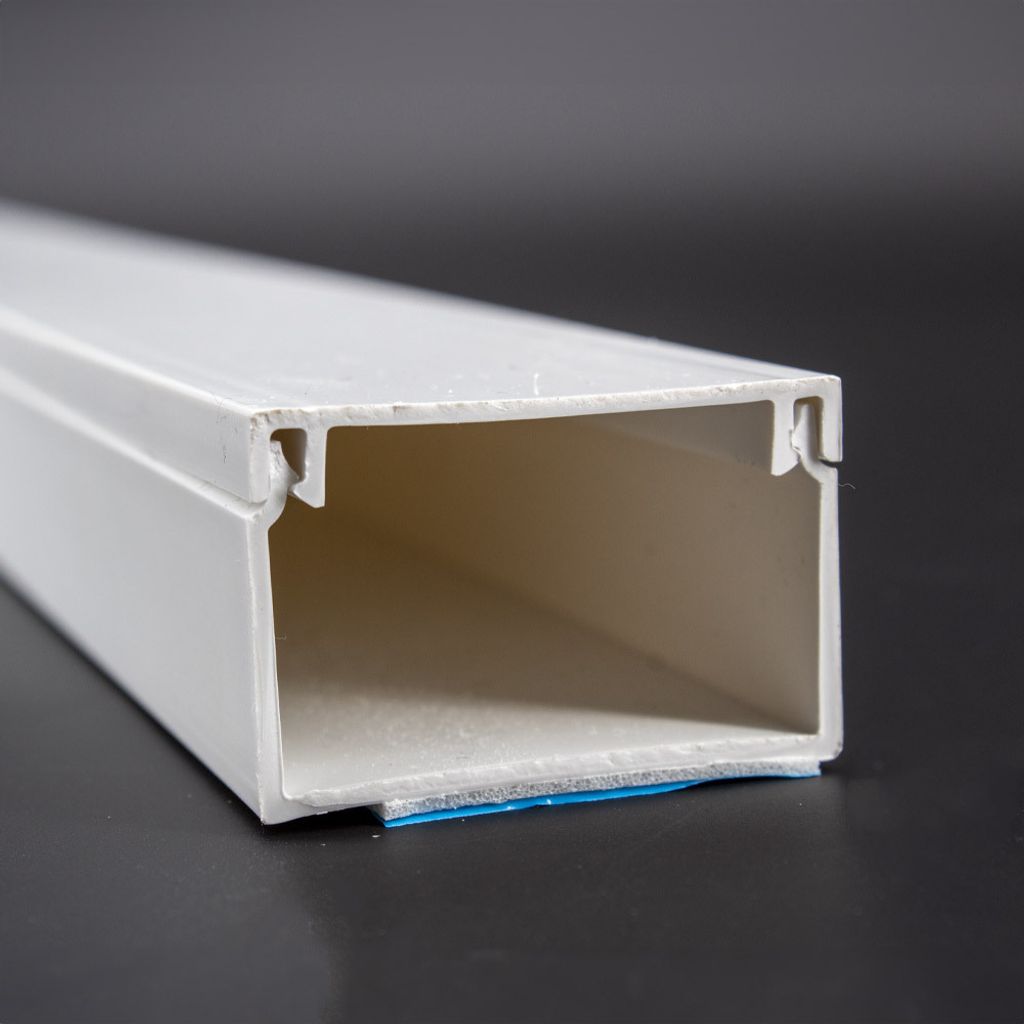 1m yourDroid Kabelkanal - 40x25 mm weiss - Selbstklebend Produktbild 2