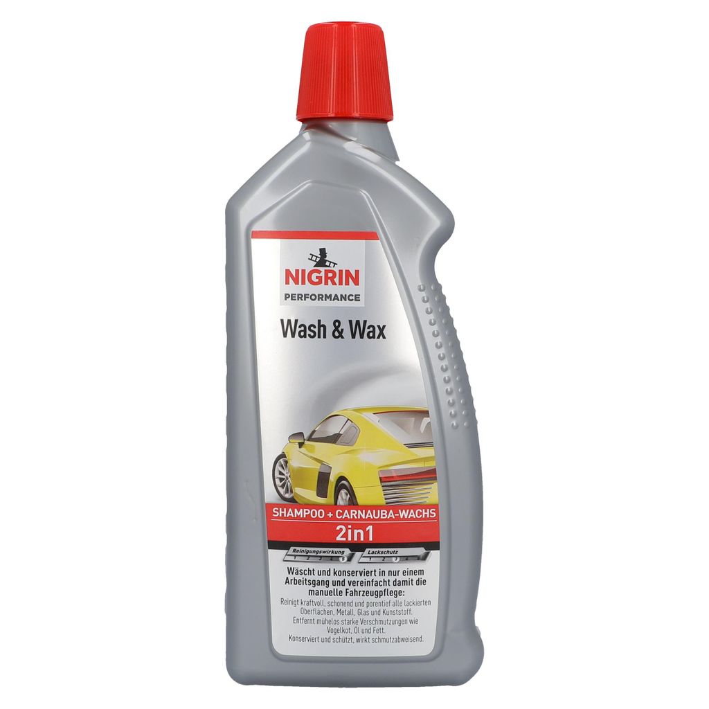 NIGRIN Performance Wash&Wax 1L - Shampoo+Carnauba-Wachs Produktbild 