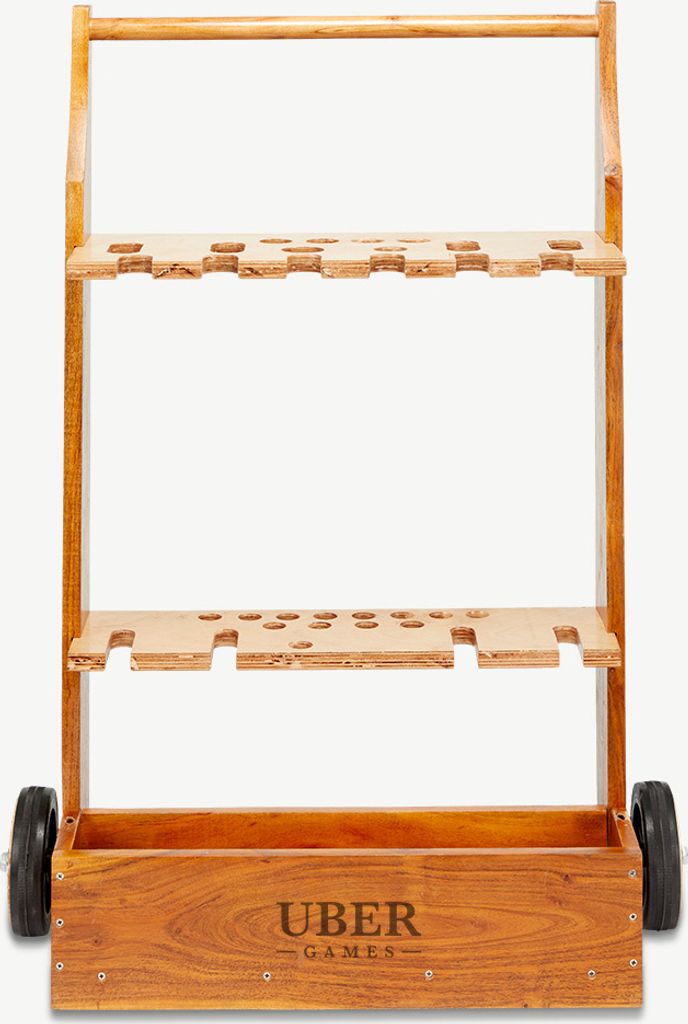 Croquet Rollwagen – ergänzendes Krocketset – hochwertiges Produktbild 