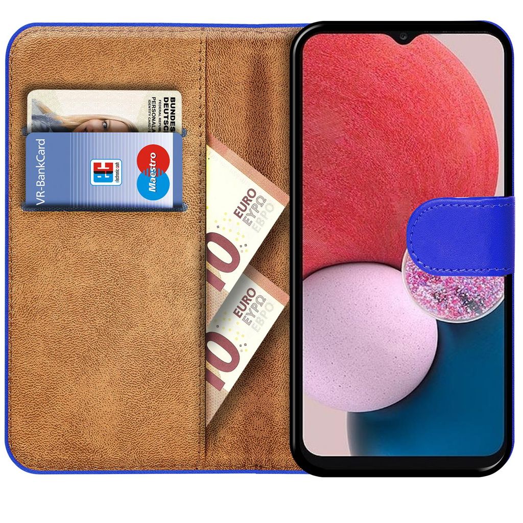 Klapp Tasche für Samsung Galaxy A14 4G RFID Schutzhülle Cover Book