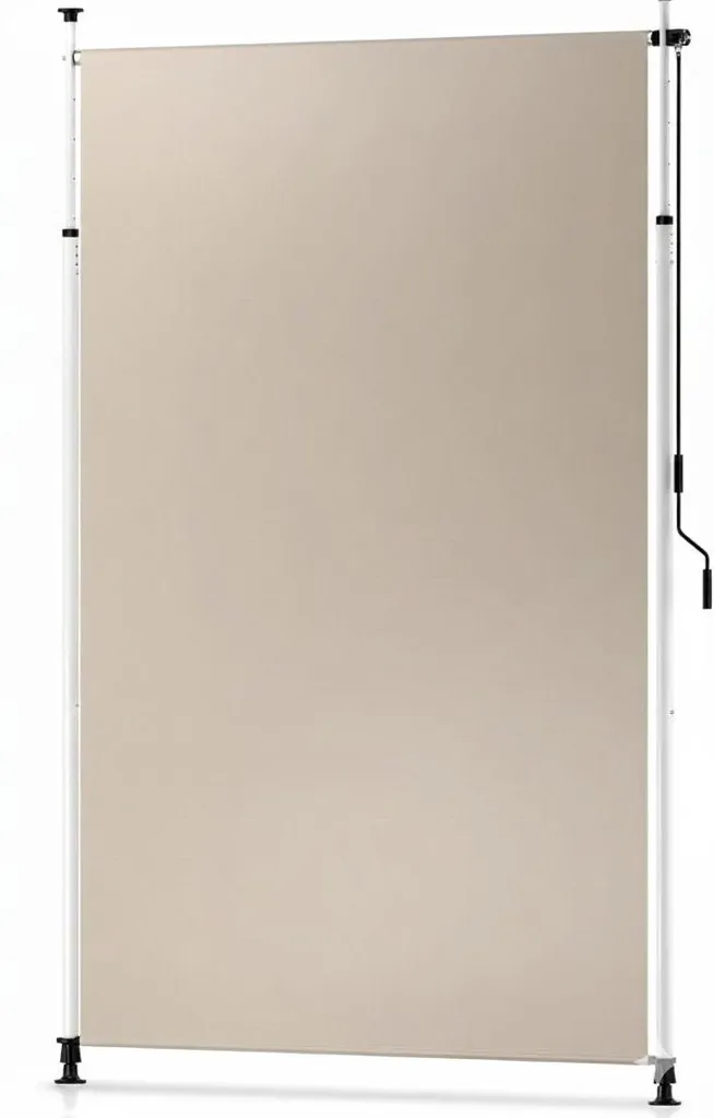 Store banne extérieur Sol Royal résistant aux UV beige 100x310 cm