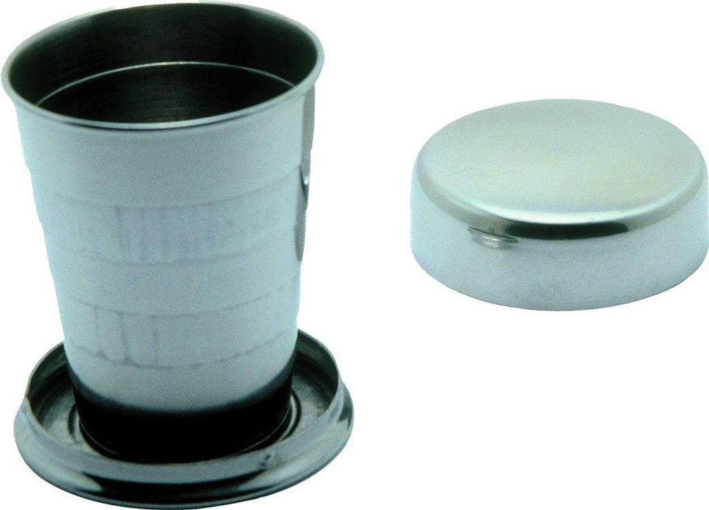 Baladeo Faltbarer Edelstahlbecher 60ml Trinkbecher Shot