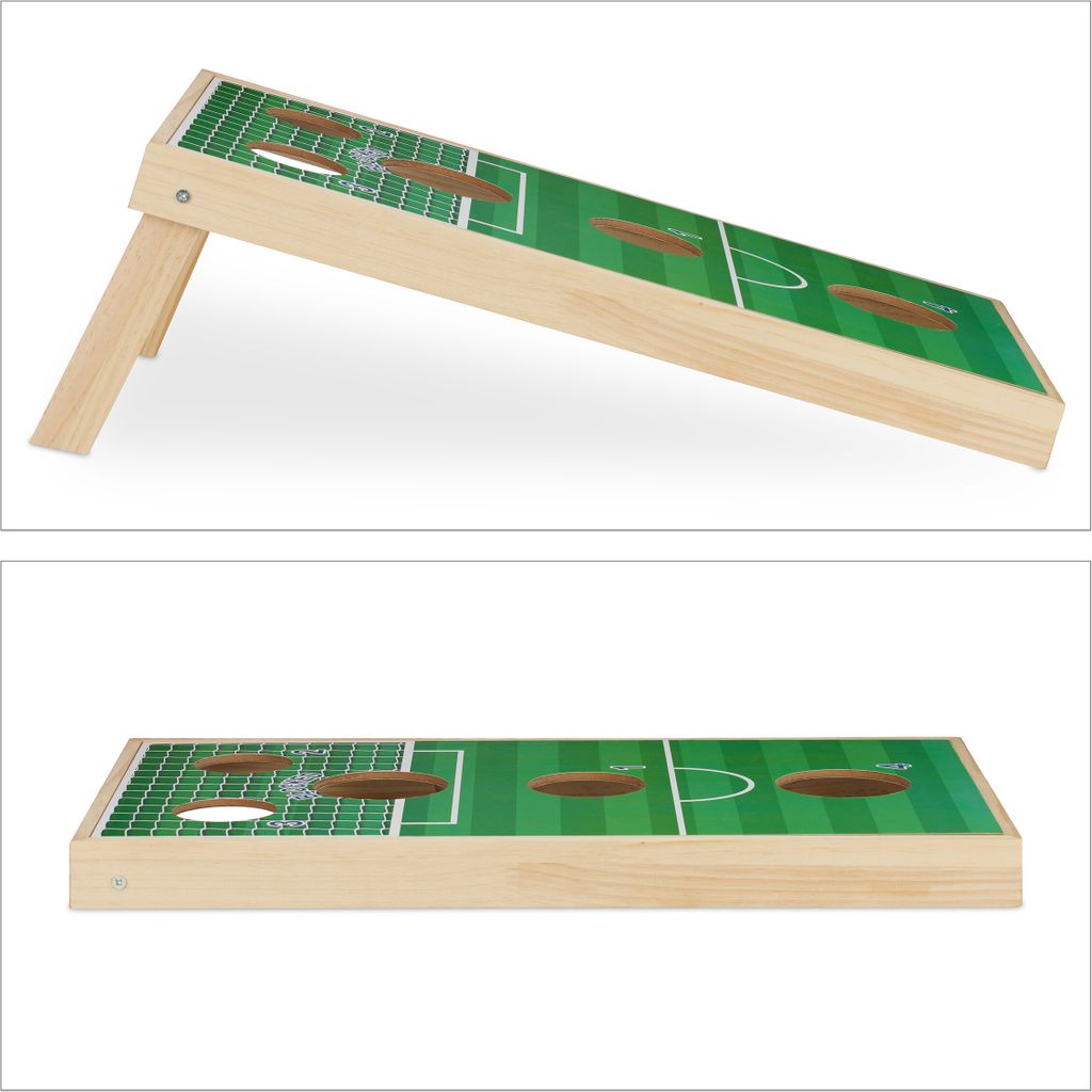 CampFeuer Offizielles Cornhole Spiel Outdoor, Spiel Set Mit