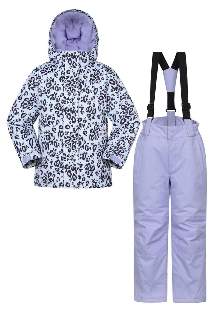 Mountain Warehouse - Skijacke Set für Kinder MW1433 (98) (Flieder)