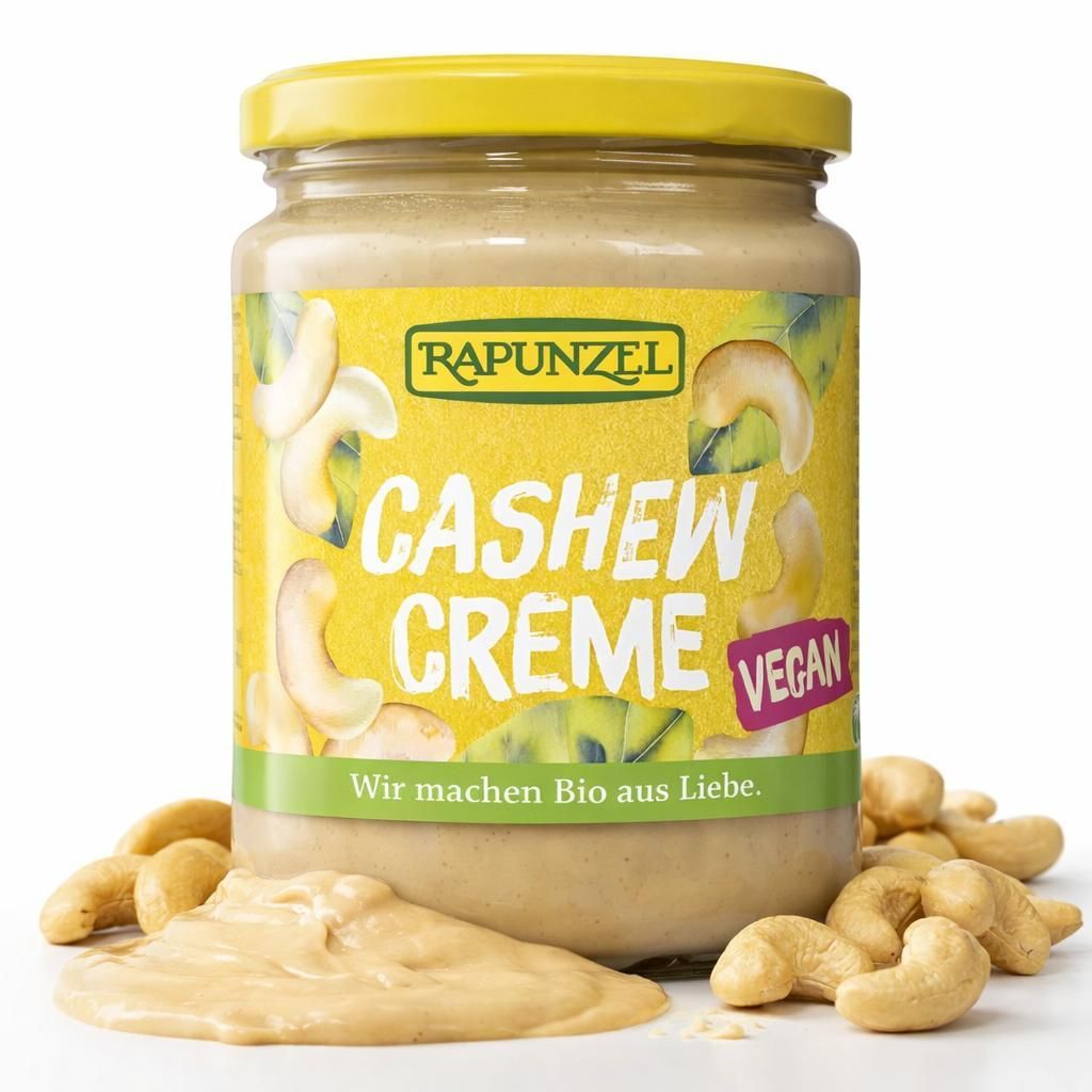 Rapunzel 140250, Nussaufstrich, Cashew, 250 g, Nüsse, Produktbild 