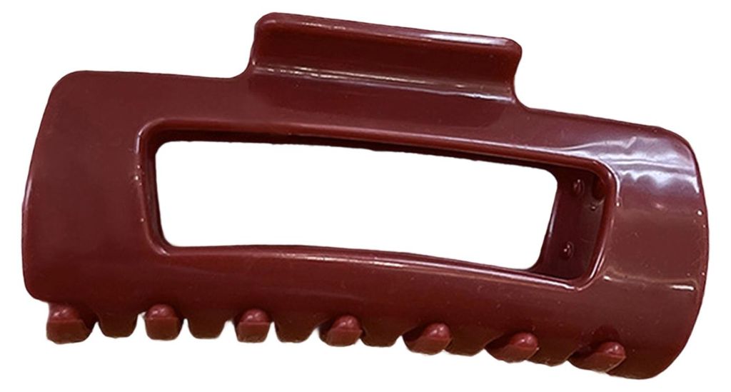 1/4 Stück Haarspange für Damen, weiches Silikon, rutschfeste Zähne, geometrische Form, schmerzfreies Tragen