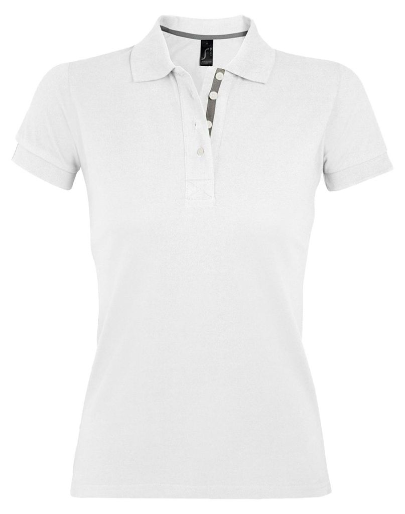 SOLS - "Portland" Poloshirt für Damen LT2297 (S) (Weiß)