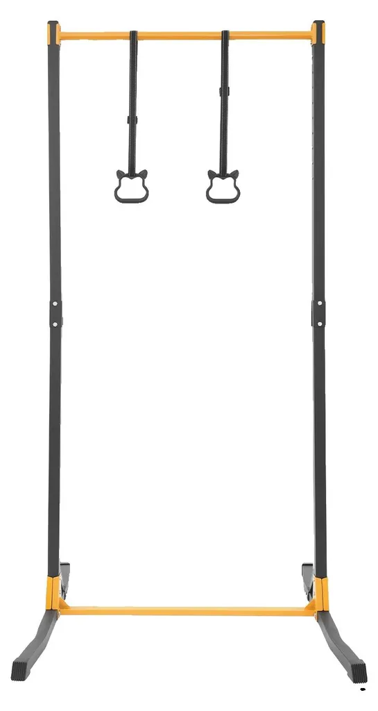 Barre de traction réglable sans perçage station de fitness noire