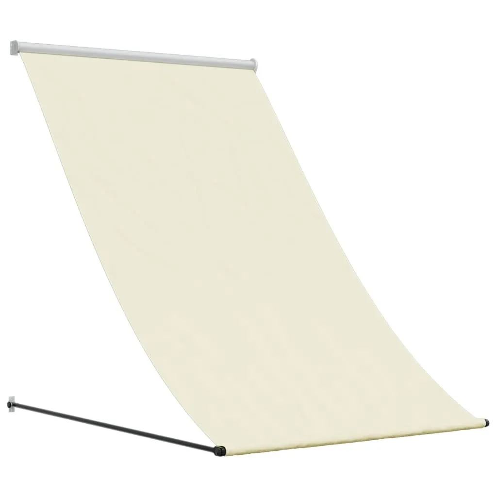 vidaXL Tenda Retrattile 150x150 cm in Acciaio e Poliestere Crema