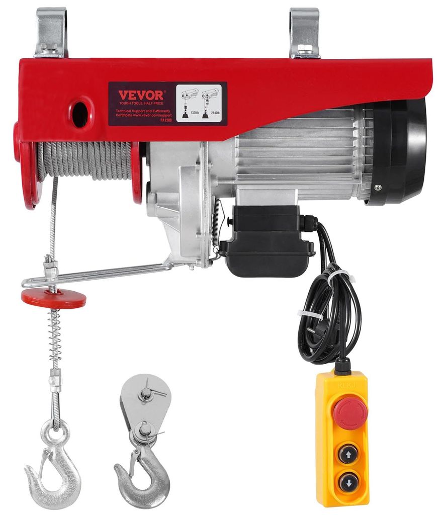 VEVOR Poulie électrique, 2640 lbs 230 V treuil électrique Image du produit 