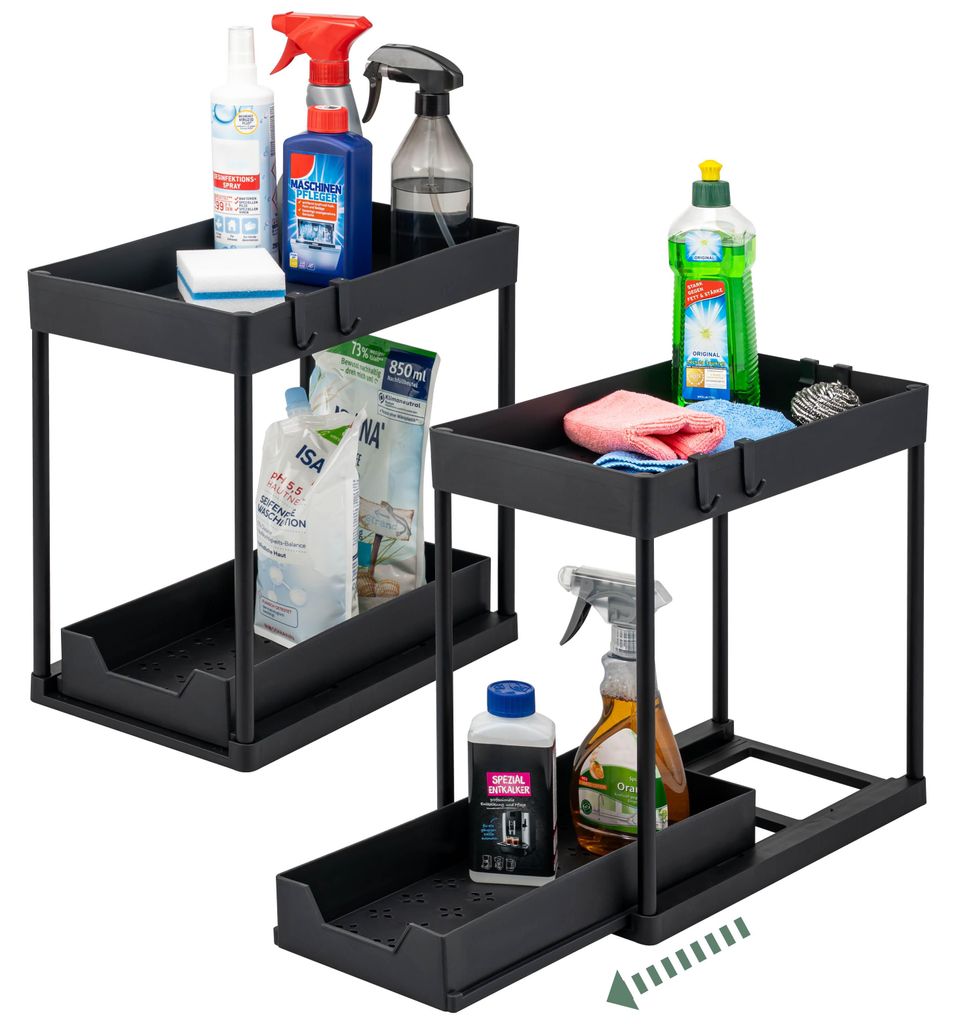 Organizér na kuchy?ský d?ez eluno, sada 2 kus?, 2patrová Obrázek produktu 