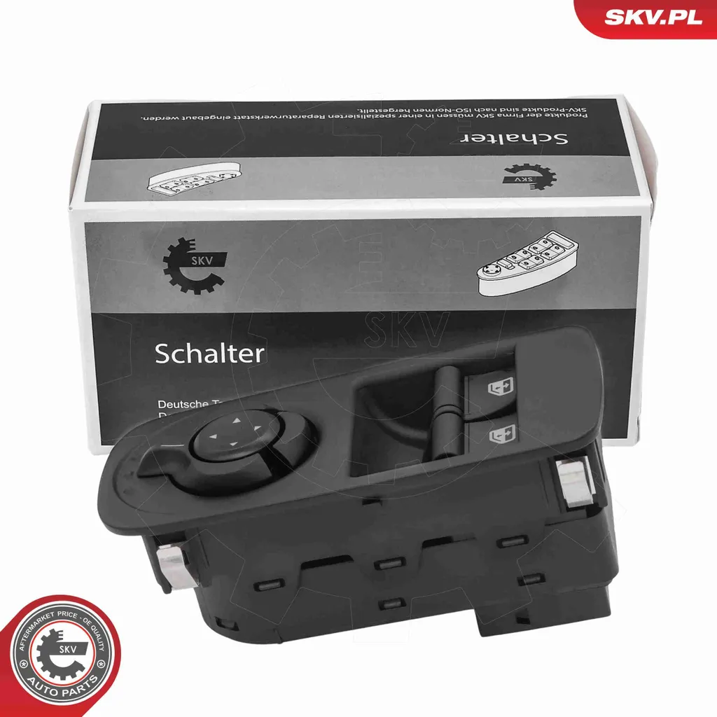Lève-vitre silencieux 37SKV221 pour Alfa Romeo MiTo 955 avant gauche