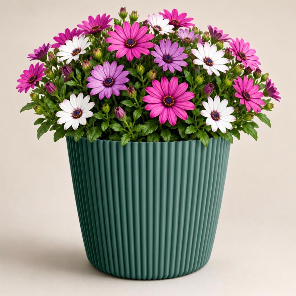 Prosperplast plantenpot Buckingham - donkerblauw - diameter Productafbeelding 