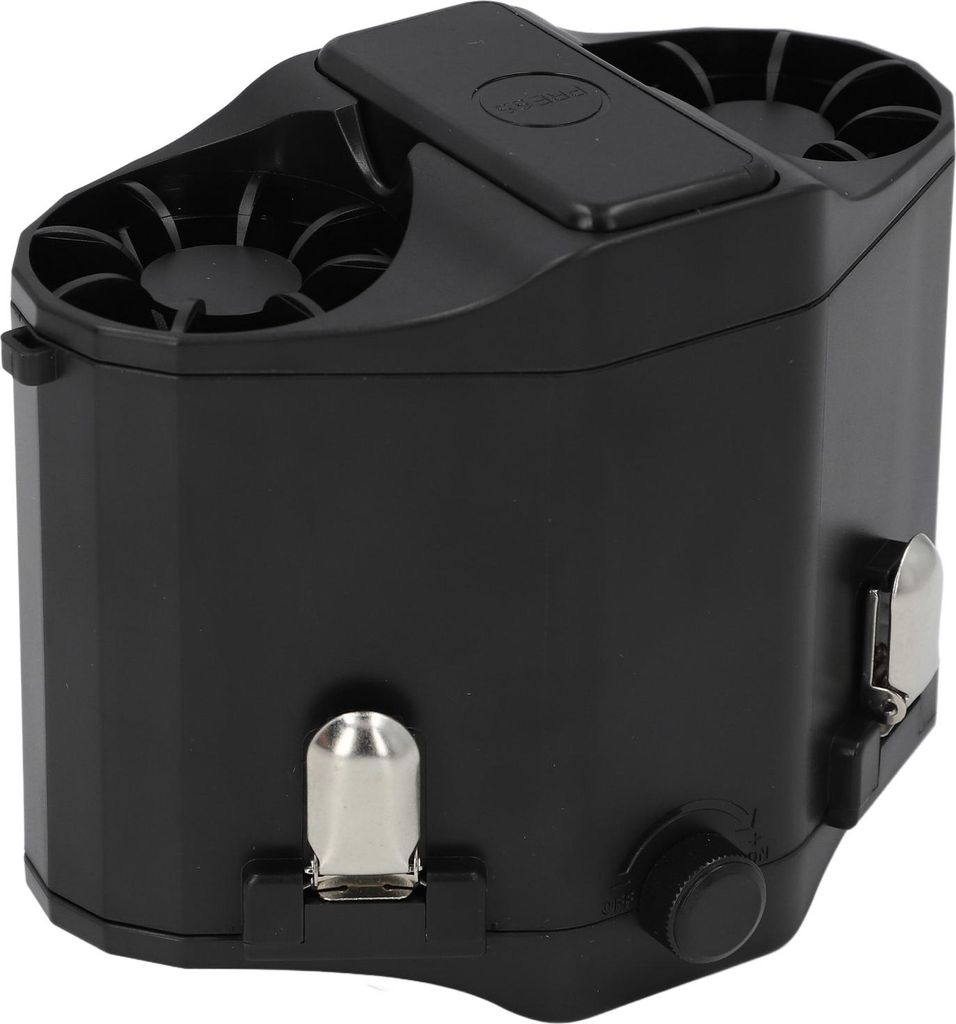 Tragbarer Ventilator mit 10000-mAh-Akku, stufenloser Geschwindigkeitsregelung und 3-in-1-Funktion: Gürtelclip und Trageband für Outdoor-Aktivitä...