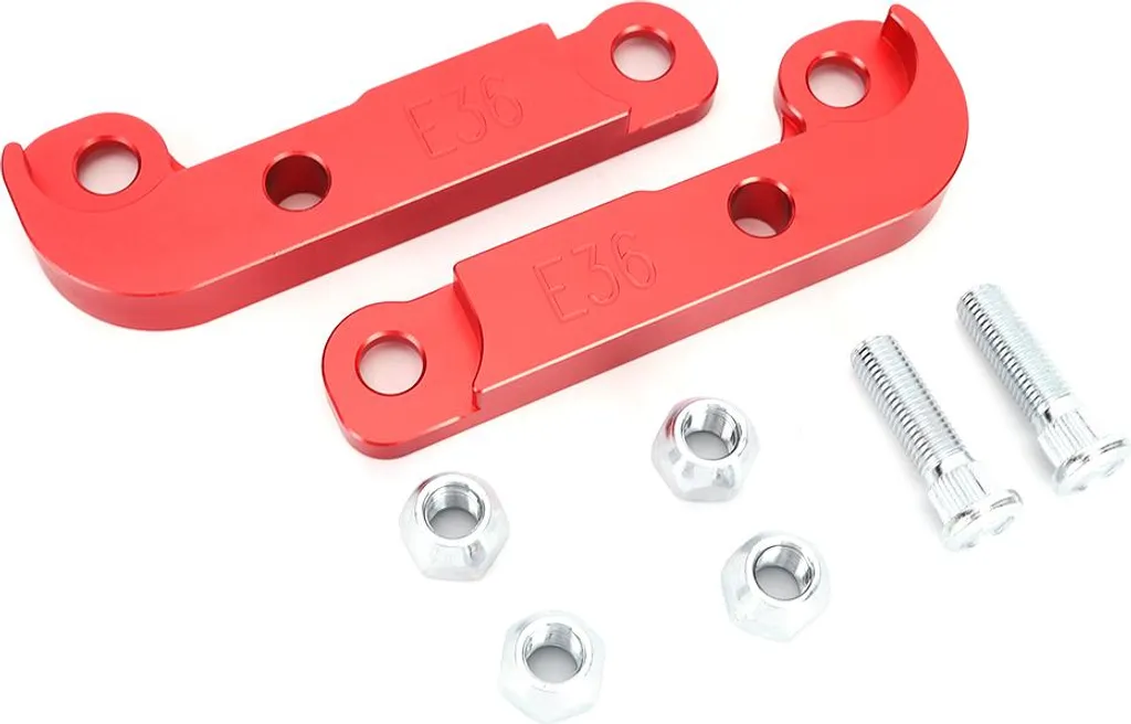Solution Angle de Braquage Limité E36 M3 : Adaptateur de Dérive Rouge
