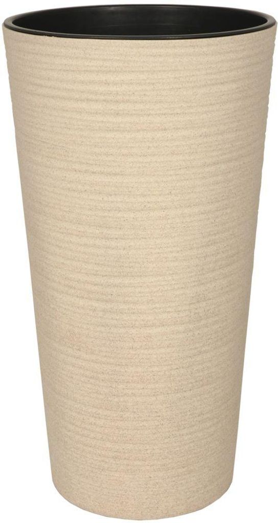 Hochkübel Lilia ECO Strip ø 19 / H=36 cm - creme Produktbild 