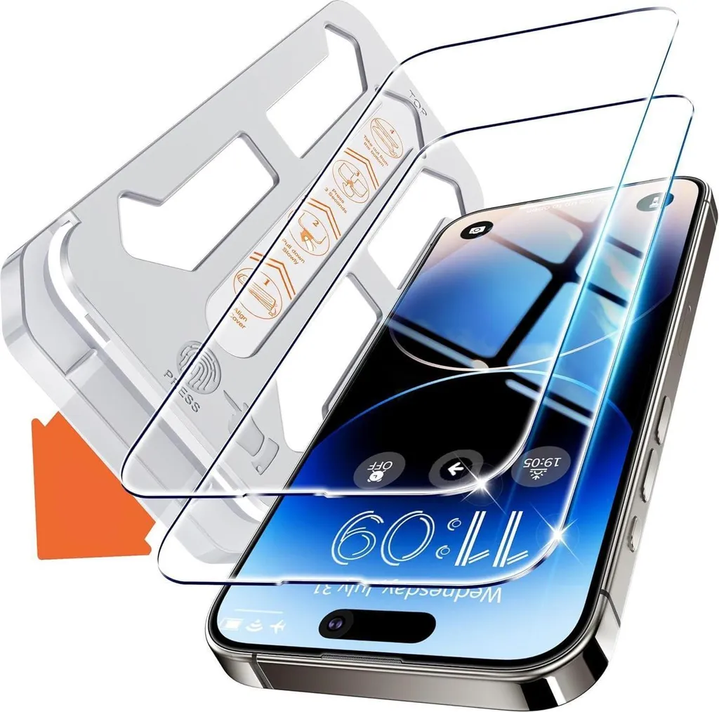 Vetro Blindato iPhone 14 Pro Max 9H | Protezione Totale Extreme 2pz