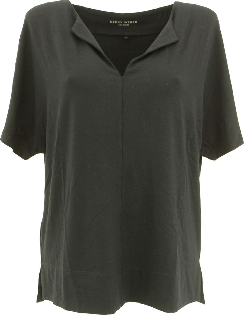 29707 Gerry Weber, , Damen T-Shirt Top , Jersey, black, 34