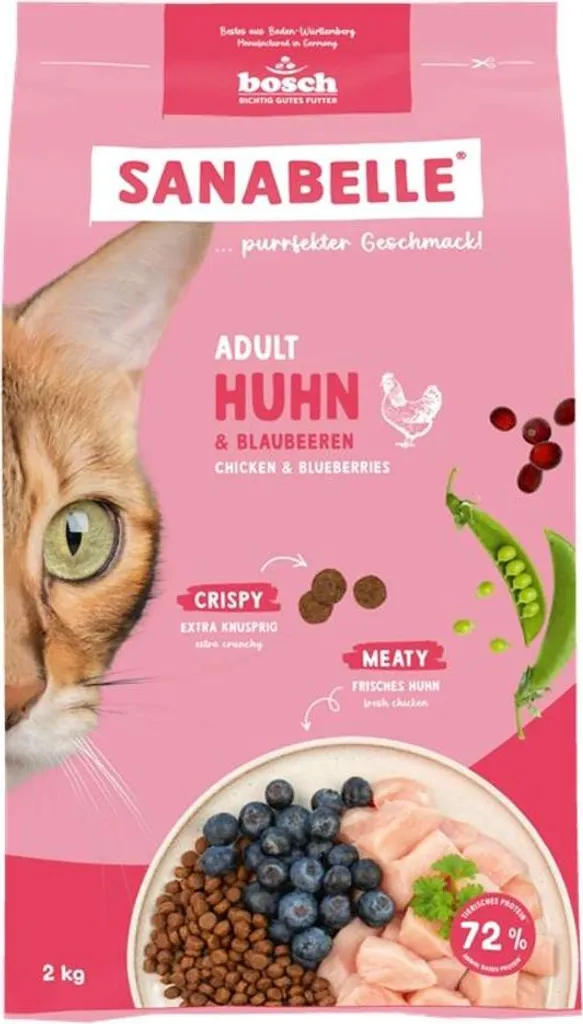 Sanabelle Adult Chicken 2kg Crocchette Gatto | Energia e Vitalità