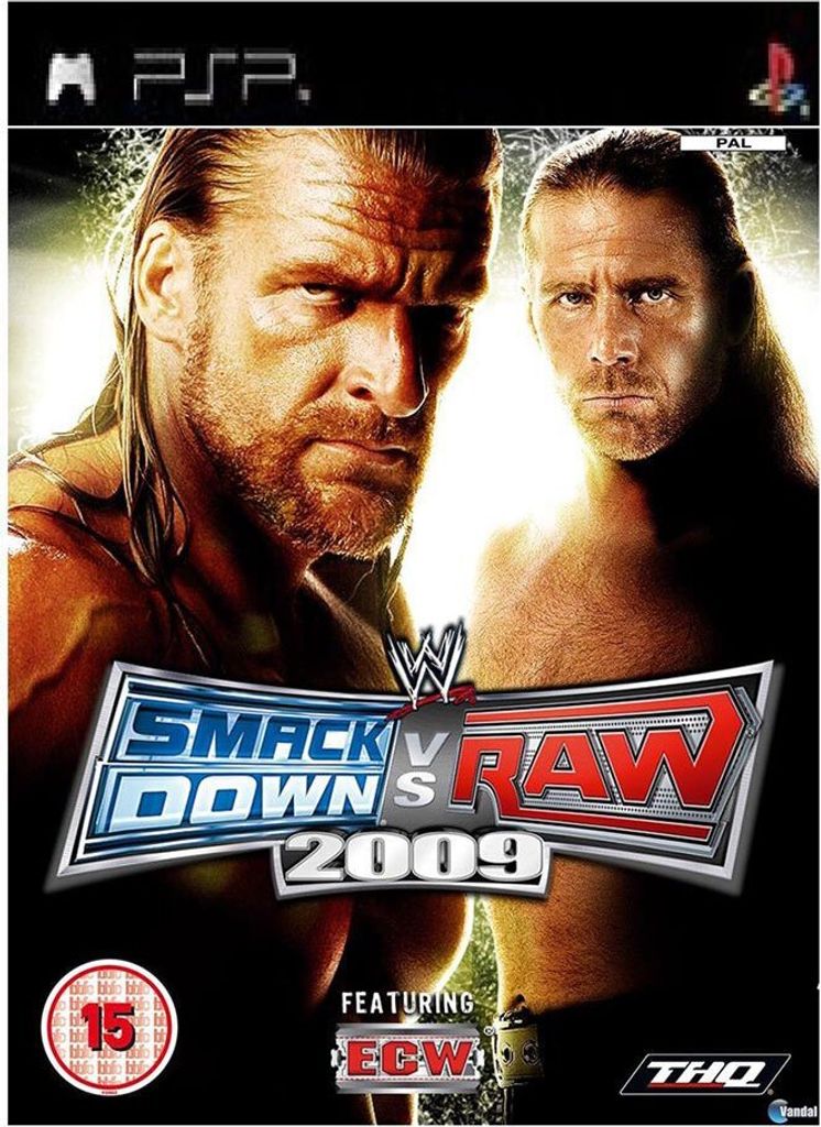 Playstation Games Psp Wwe Smackdown Vs Raw 2009 PAL PAL