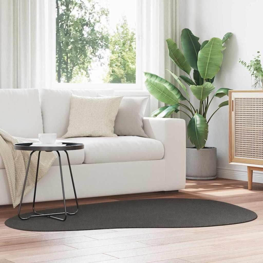 Bereichsteppiche HUARTE Anthrazit 120 x 170 cm Polyester
