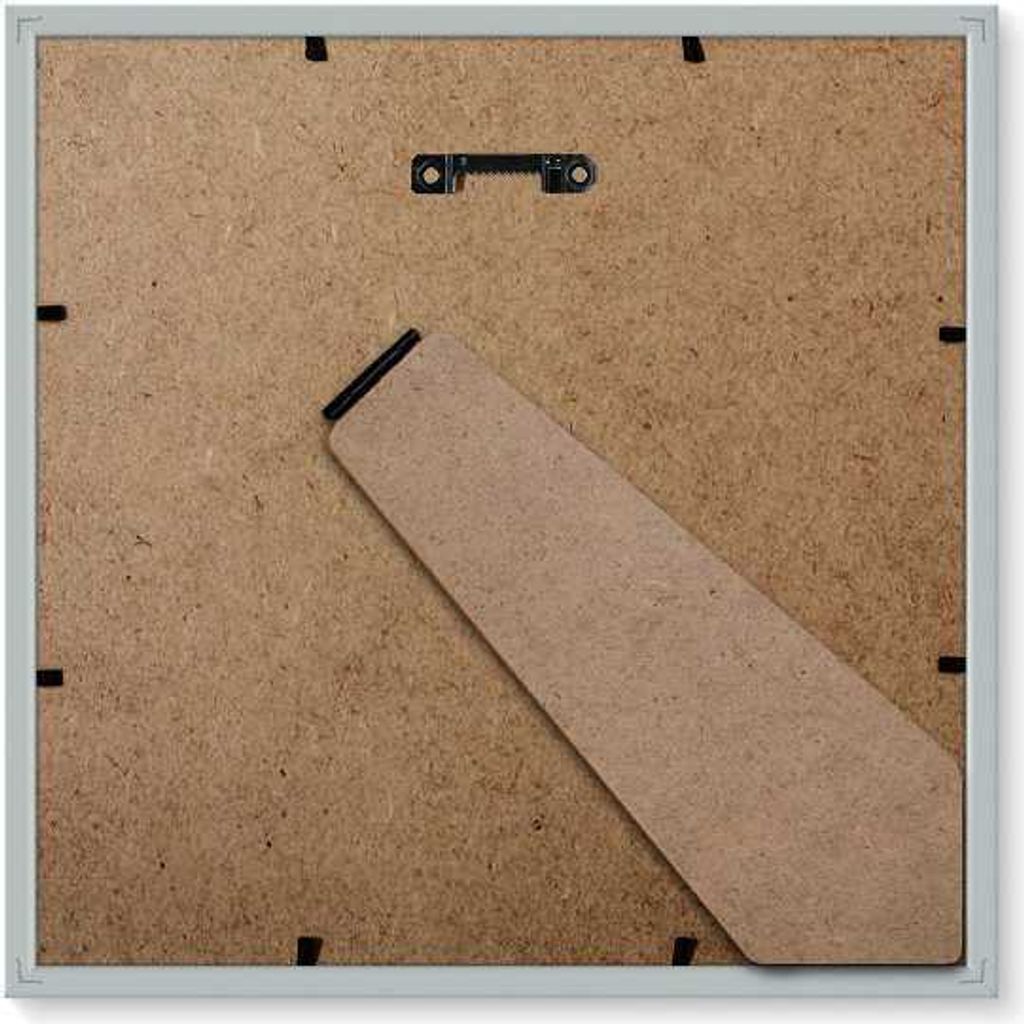 🖼️KNOR®️ Bilderrahmen 20X20 cm Braun Holzdekor, 9er Set Produktbild 6