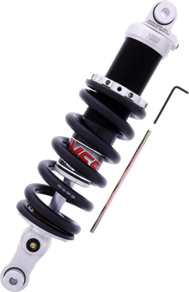 Suspension arrière réglable YSS MZ456 avec précharge pour moto de route