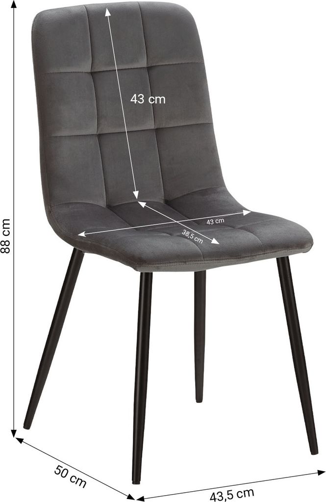 Homestyle4u Esstisch mit 2 Stühle Set Essgruppe mit 2 Produktbild 