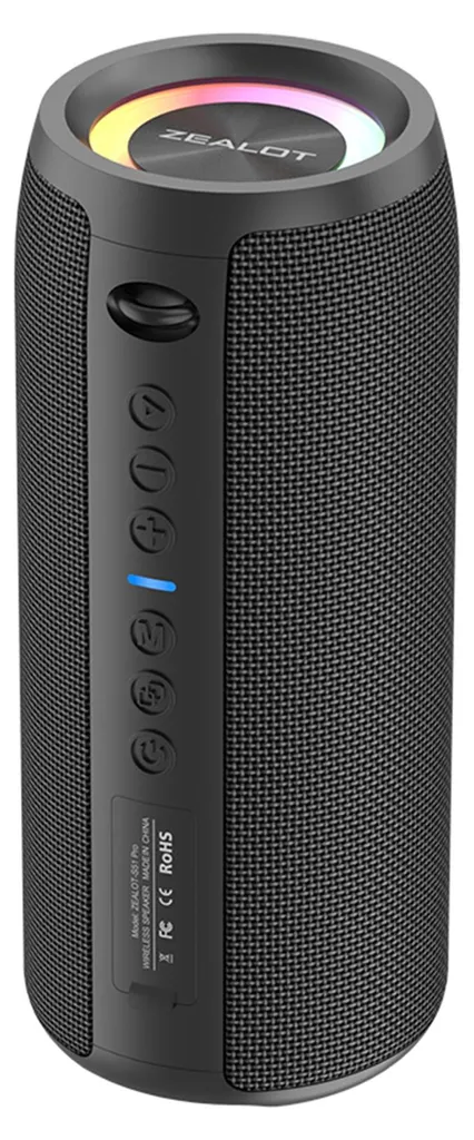 Enceinte Bluetooth Portable ZEALOT S51Pro Etanche avec Grosses Basses
