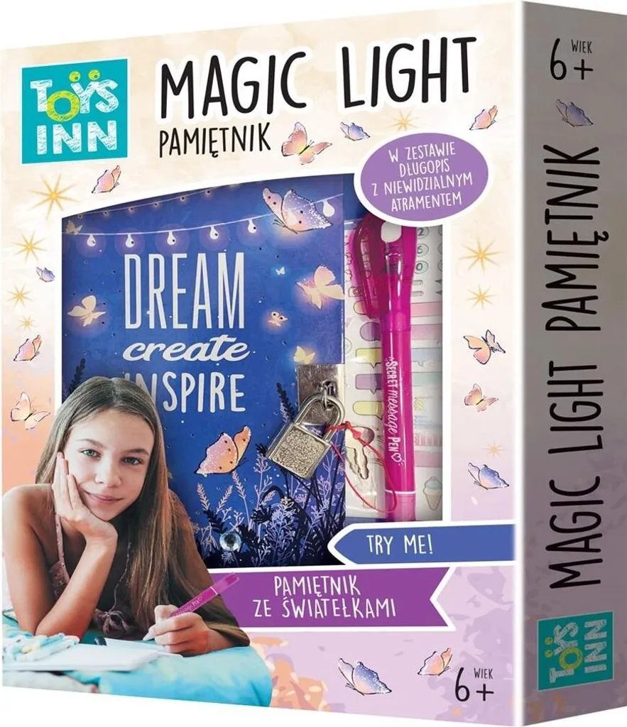 Diario dei sogni di luce magica