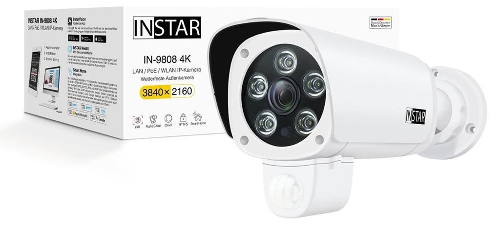 INSTAR IN-9808 4K Blanc Image du produit 