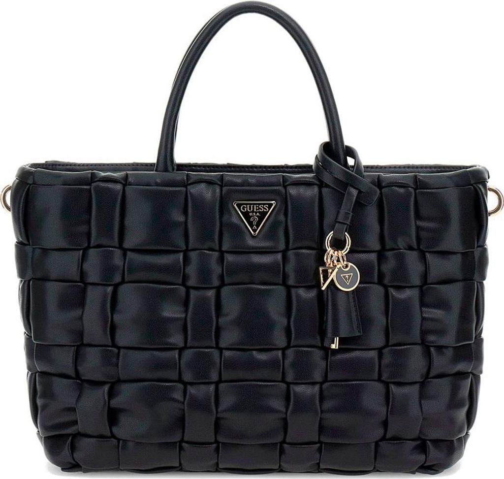 Guess Marion Satchel Tasche Schwarz Schwarz One Size