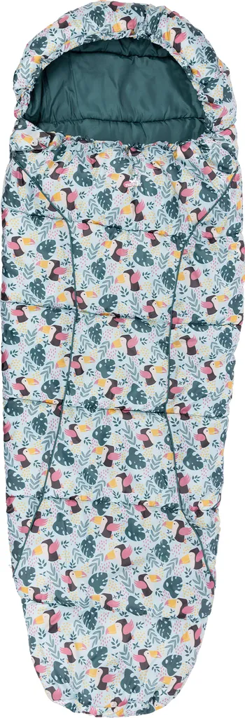 Sac de couchage momie Bunka 3 Season Trespass TP7010 Bleu motifs oiseaux