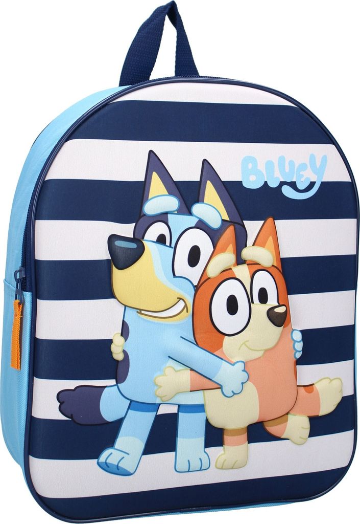 Plecak przedszkolny 3D Bluey blue Zdjęcie produktu 3