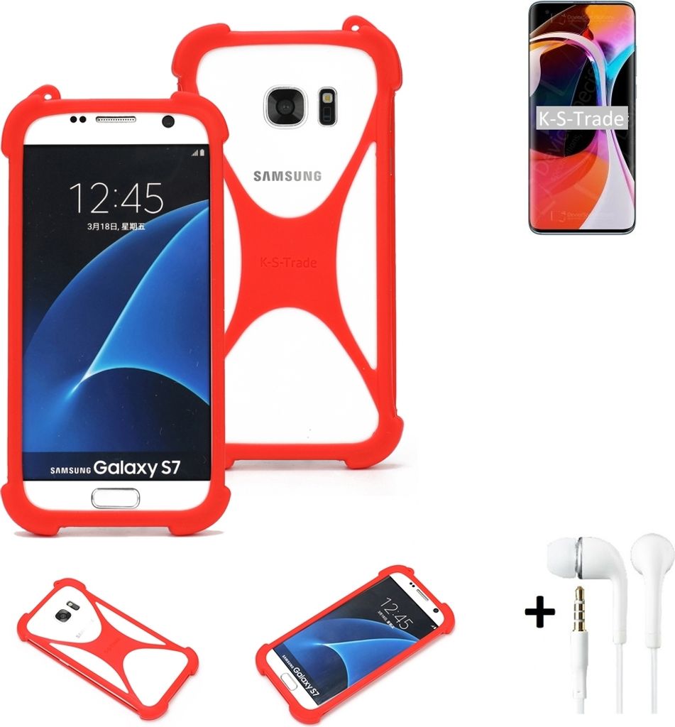Handy-hülle + Kopfhörer kompatibel mit Xiaomi Mi 10 Schutz-hülle Bumper Silikon Schutz Hülle Cover Case Silikoncase Silikonbumper TPU Softcase