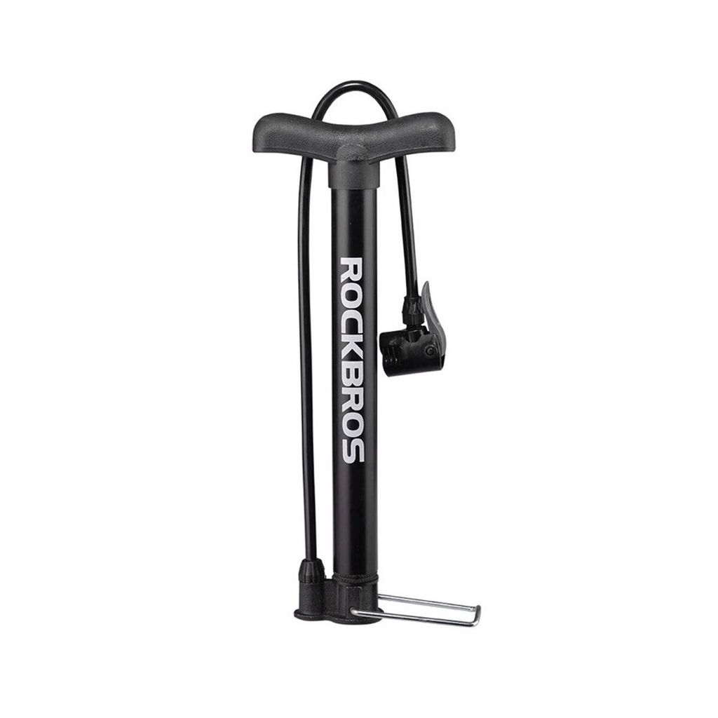 Podlahová pumpa na bicykel Rockbros A320 - čierna Obrázok produktu 