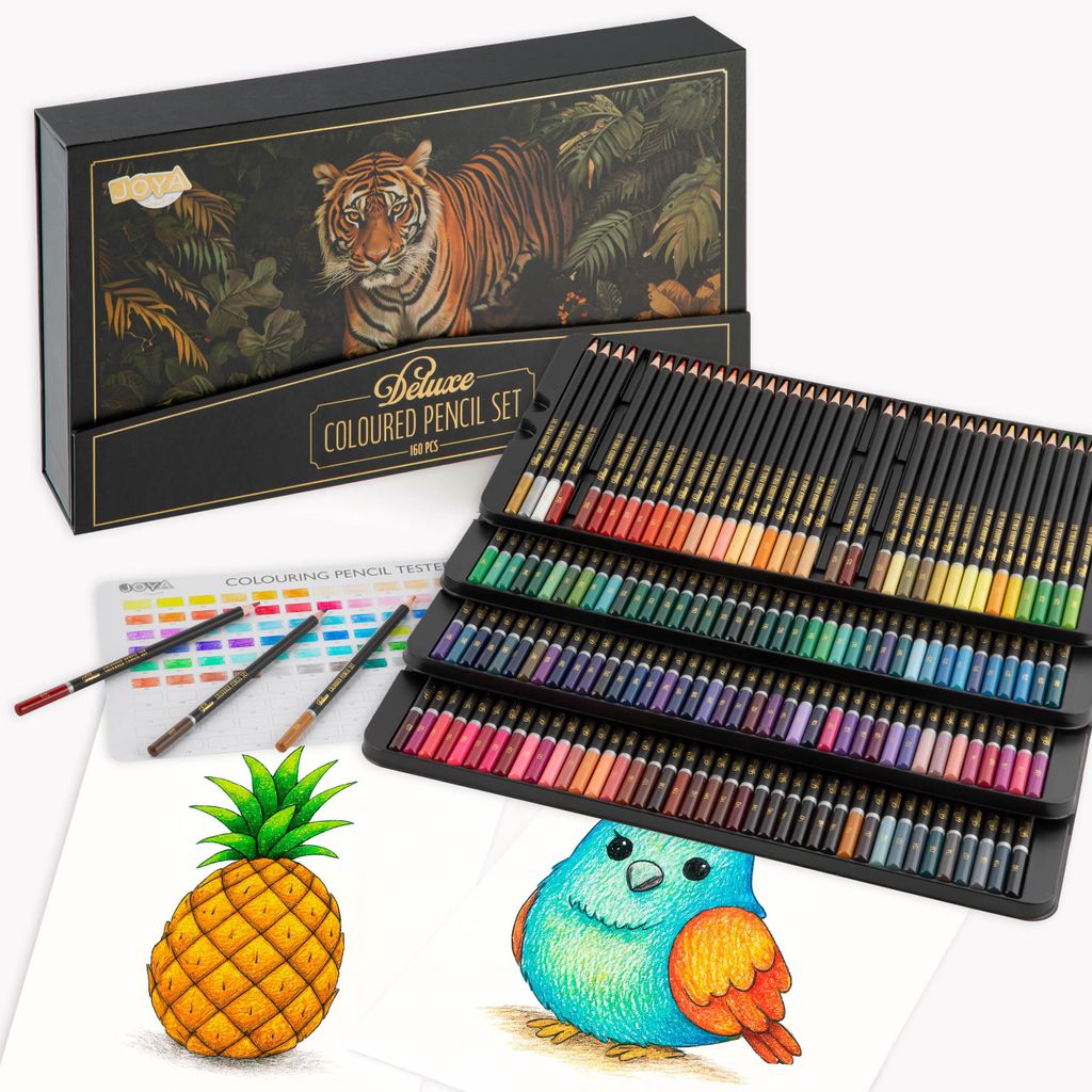Joya Creative Professionelle Buntstifte Set 160 Farben – Produktbild 
